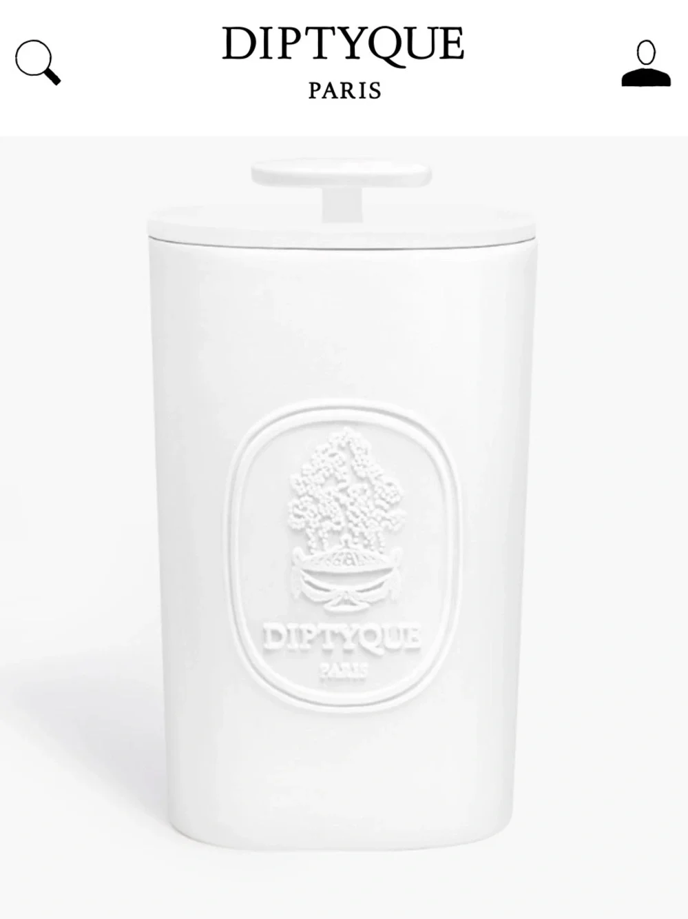 Diptyque LARGE CANISTER Oval DIPTYQUE Container with lid